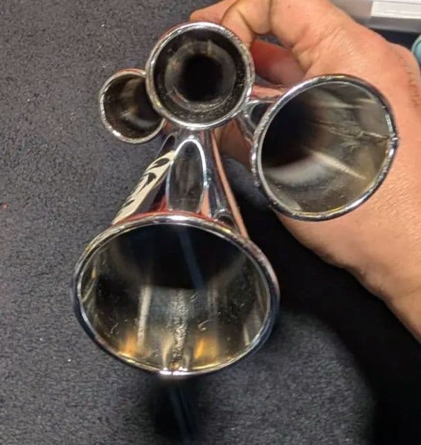 モルテンチアホーン4連ラッパスポーツ観戦応援グッズパーティー