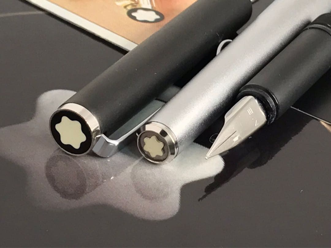 ⭐️非常に稀少なモデルNo1120ブラック&グラファイトメタリック仕上⭐️モンブラン