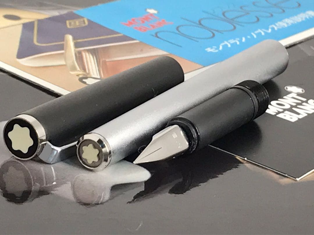 ⭐️非常に稀少なモデルNo1120ブラック&グラファイトメタリック仕上⭐️モンブラン