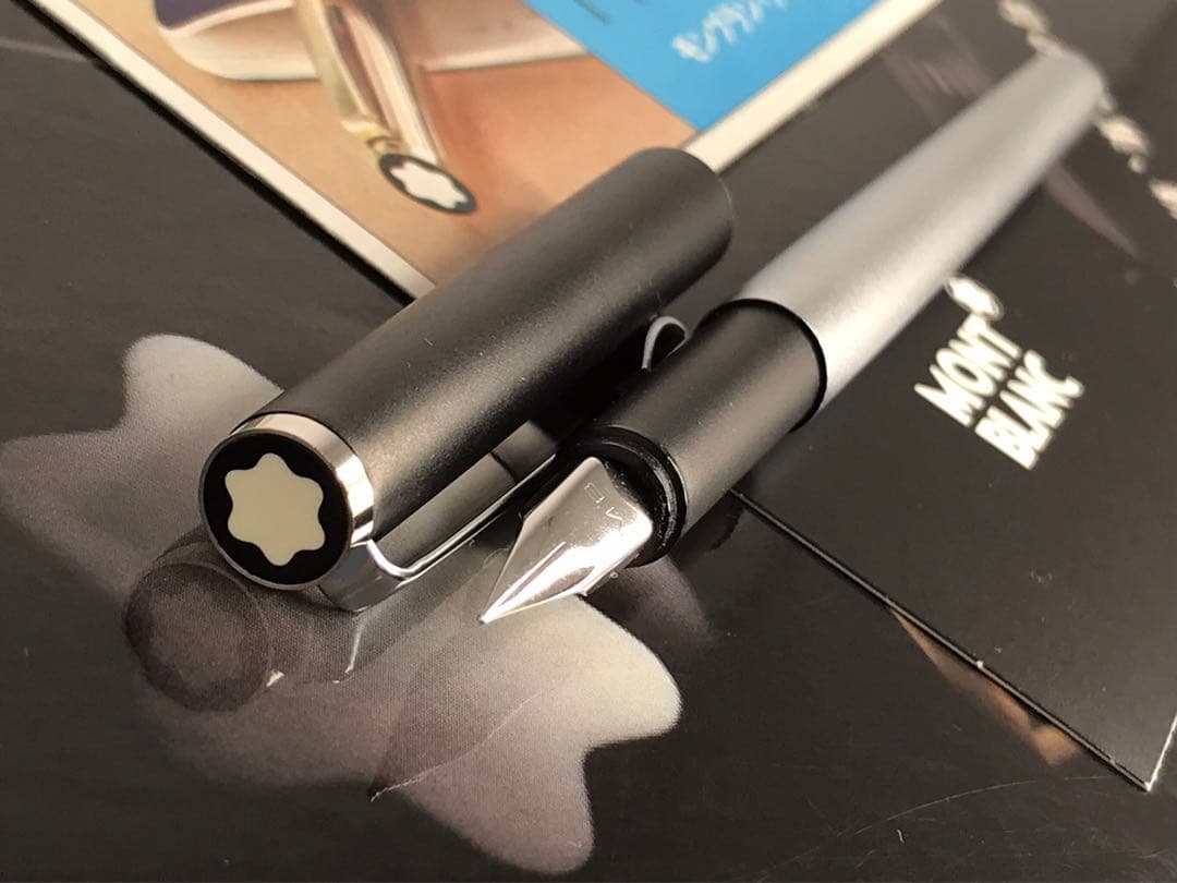 ⭐️非常に稀少なモデルNo1120ブラック&グラファイトメタリック仕上⭐️モンブラン