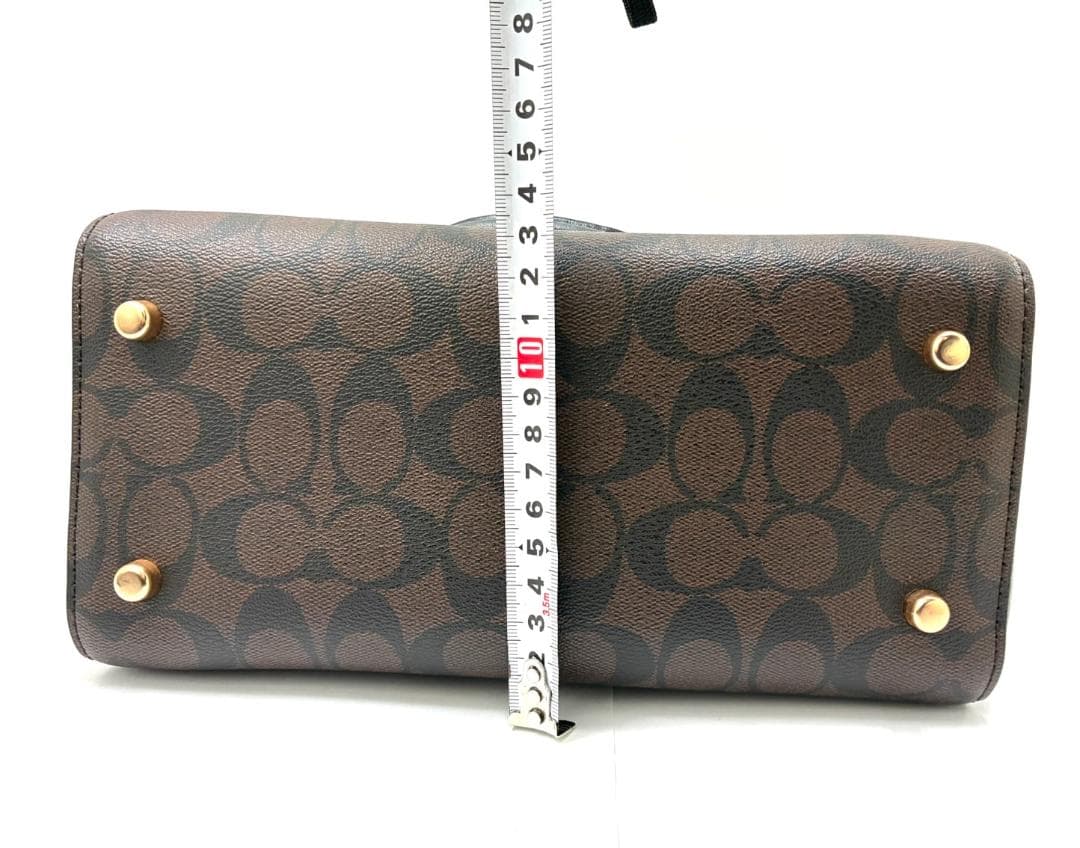 25O12-037 コーチ 2wayバッグ ブラウン F83607 ブランド