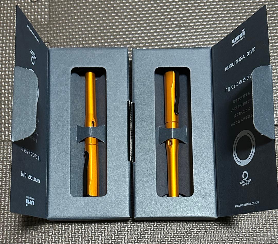 クルトガダイブトワイライト　オレンジ新品未使用　KURUTOGA DIVE 2本