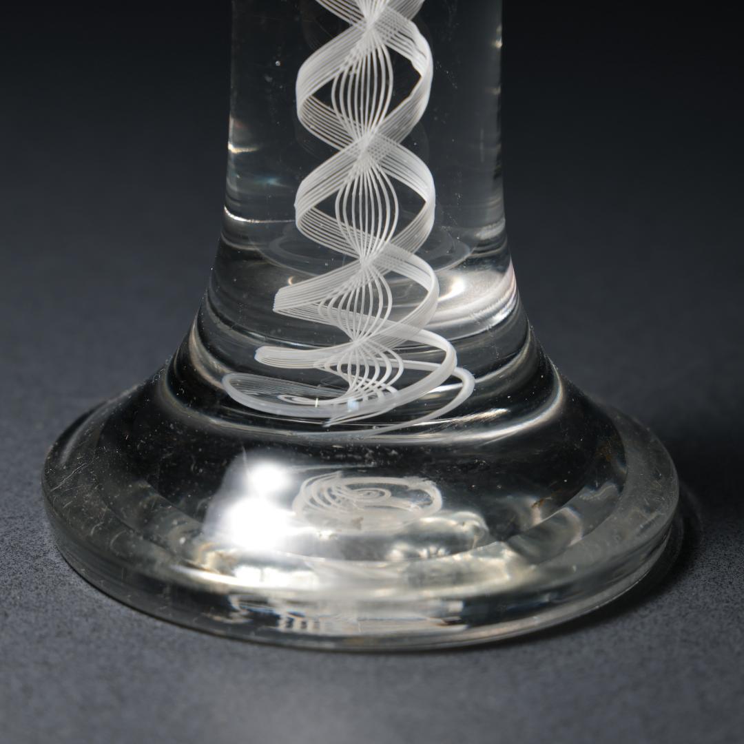 アンティークグラス　ベネチア　ツイストステムゴブレット　トナカイ　R1334ダI