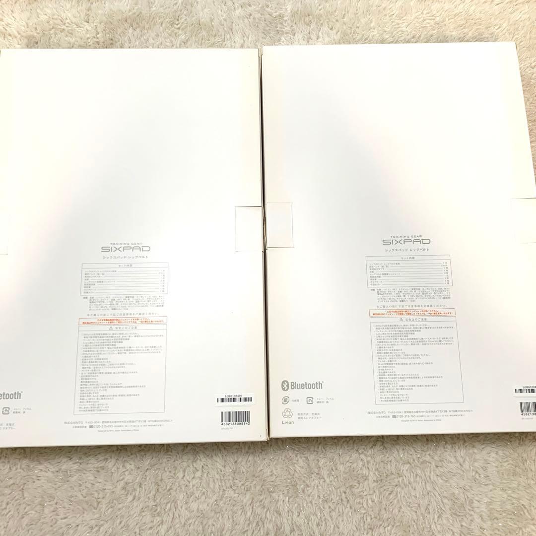 【未使用品】シックスパッド レッグベルト SP-LG2210F 2点セット