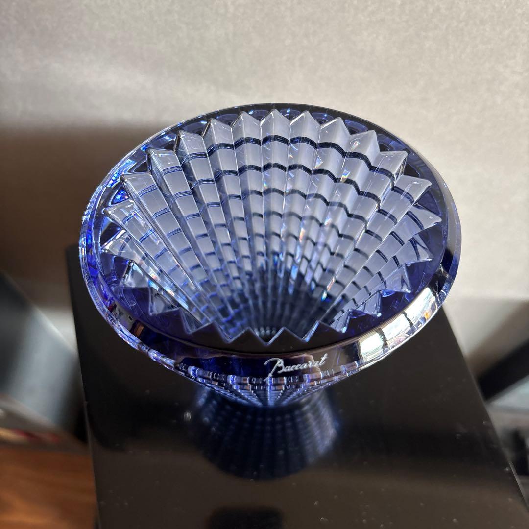 Baccarat EYE VASE S バカラ アイベース　ブルー