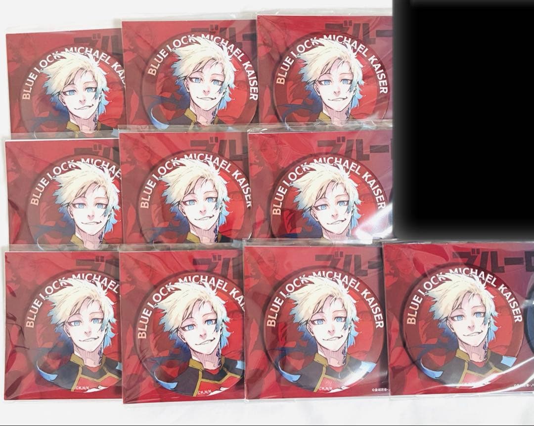 ブルーロック カイザー 伊勢丹 缶バッジ 10個セット 描き下ろし
