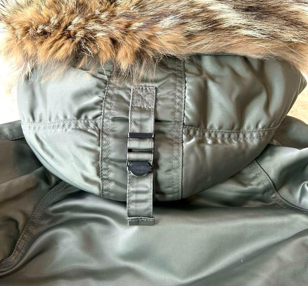 新品未使用　ザシンゾーンTHE SHINZONE N3Bミリタリーコート　ファー