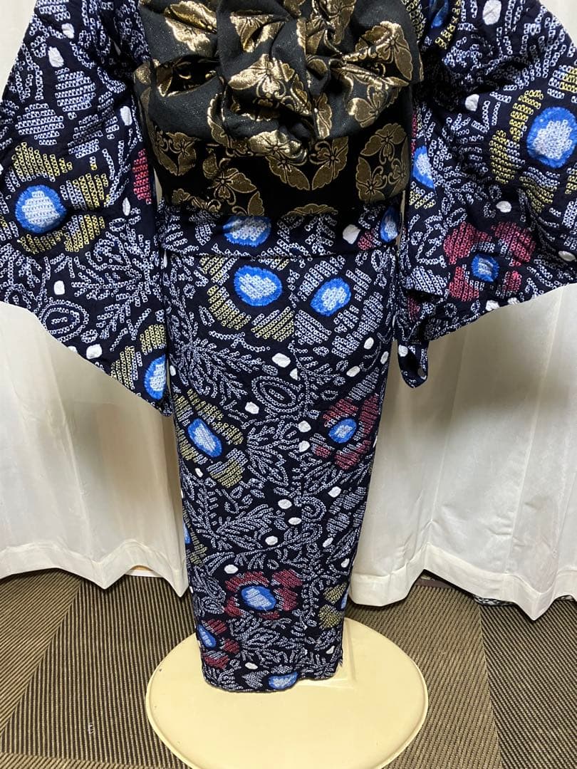 ち*ん様 有松鳴海総絞り浴衣のみ152±5