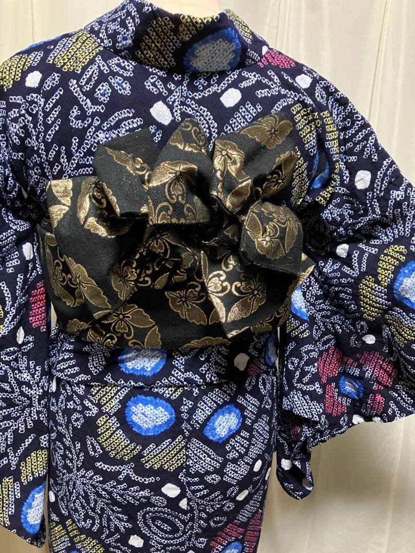 ち*ん様 有松鳴海総絞り浴衣のみ152±5