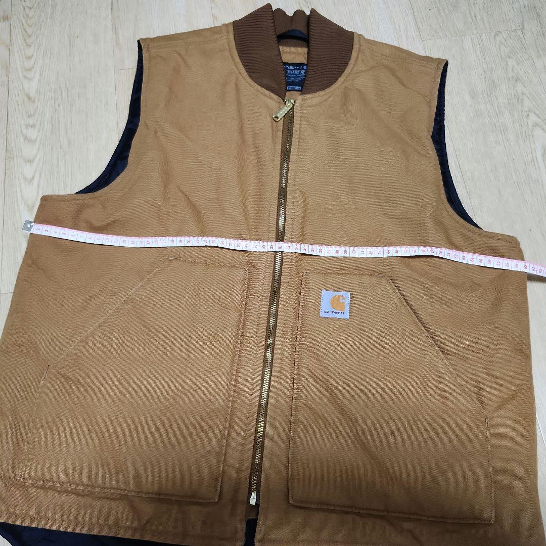 Carhartt ブラウン ダックベスト