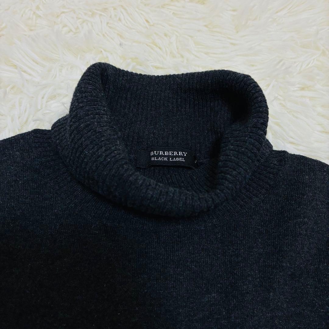 BURBERRY BLACK LABEL　カシミヤ混　タートルネック　サイズ2