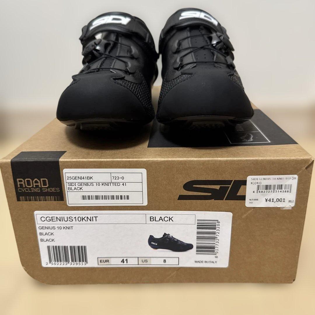 【新品未使用】SIDI GENIUS 10 KNITTED ブラック 41
