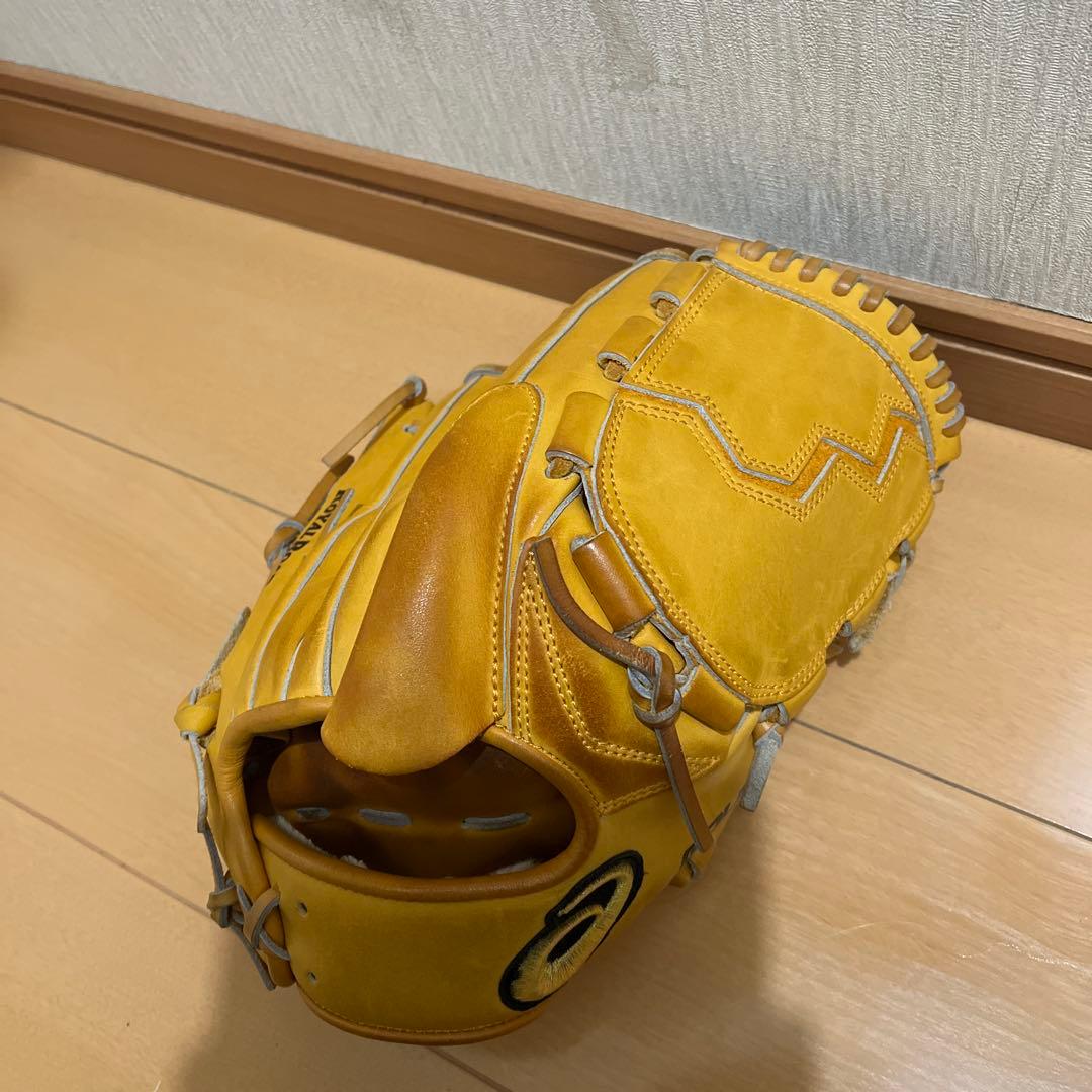 ASICS 軟式用グローブ イエロー