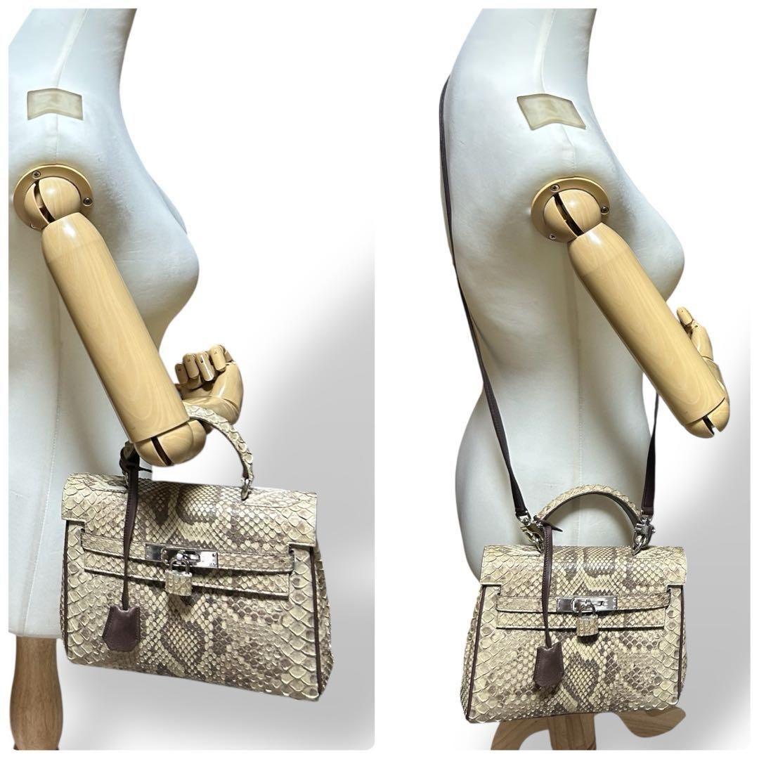 SUN REMY ダイヤモンドパイソン ハンドバッグ 2way 南京錠 2230