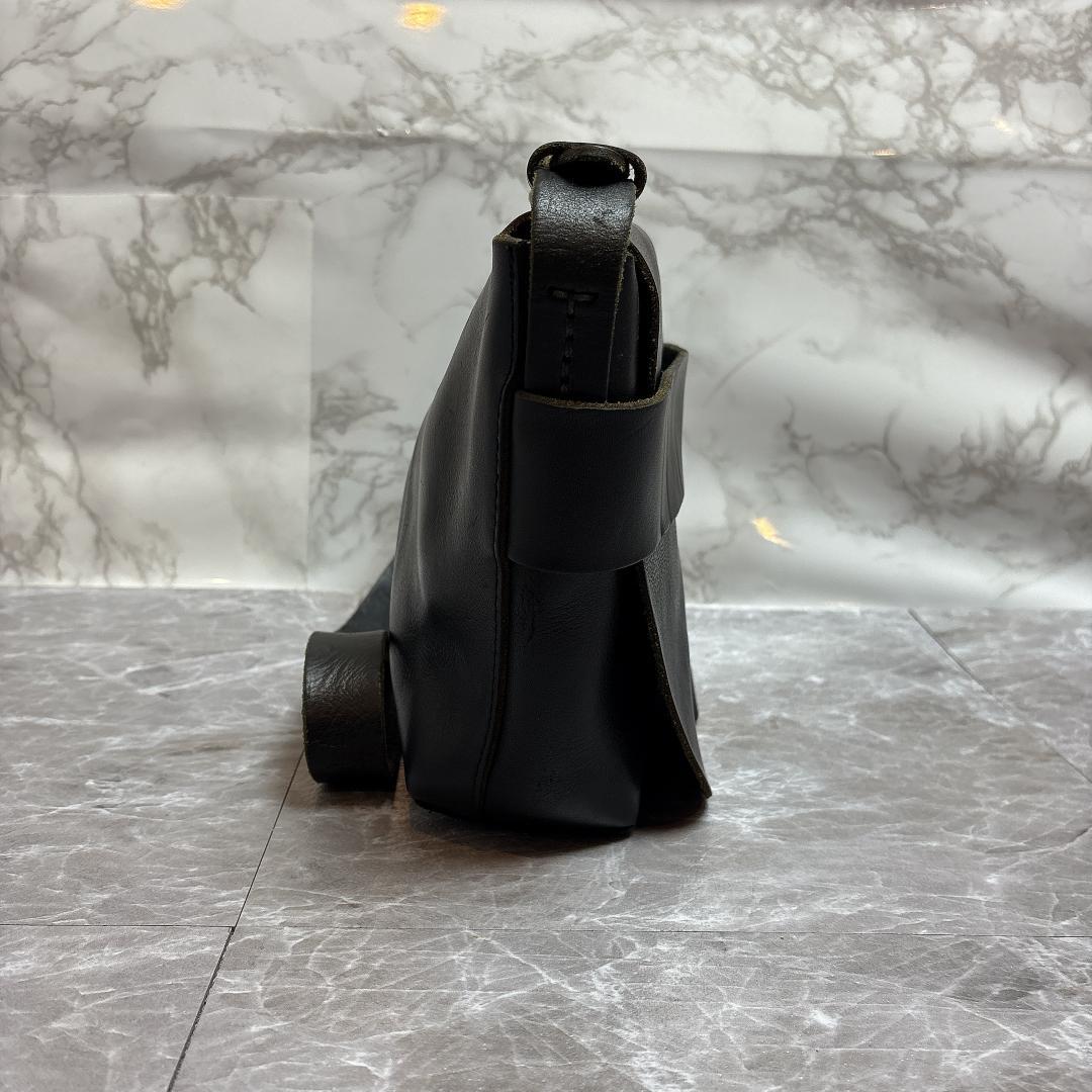 SLOW BEAMS別注 Flap Shoulder Bag 肉厚 本革 スロウ