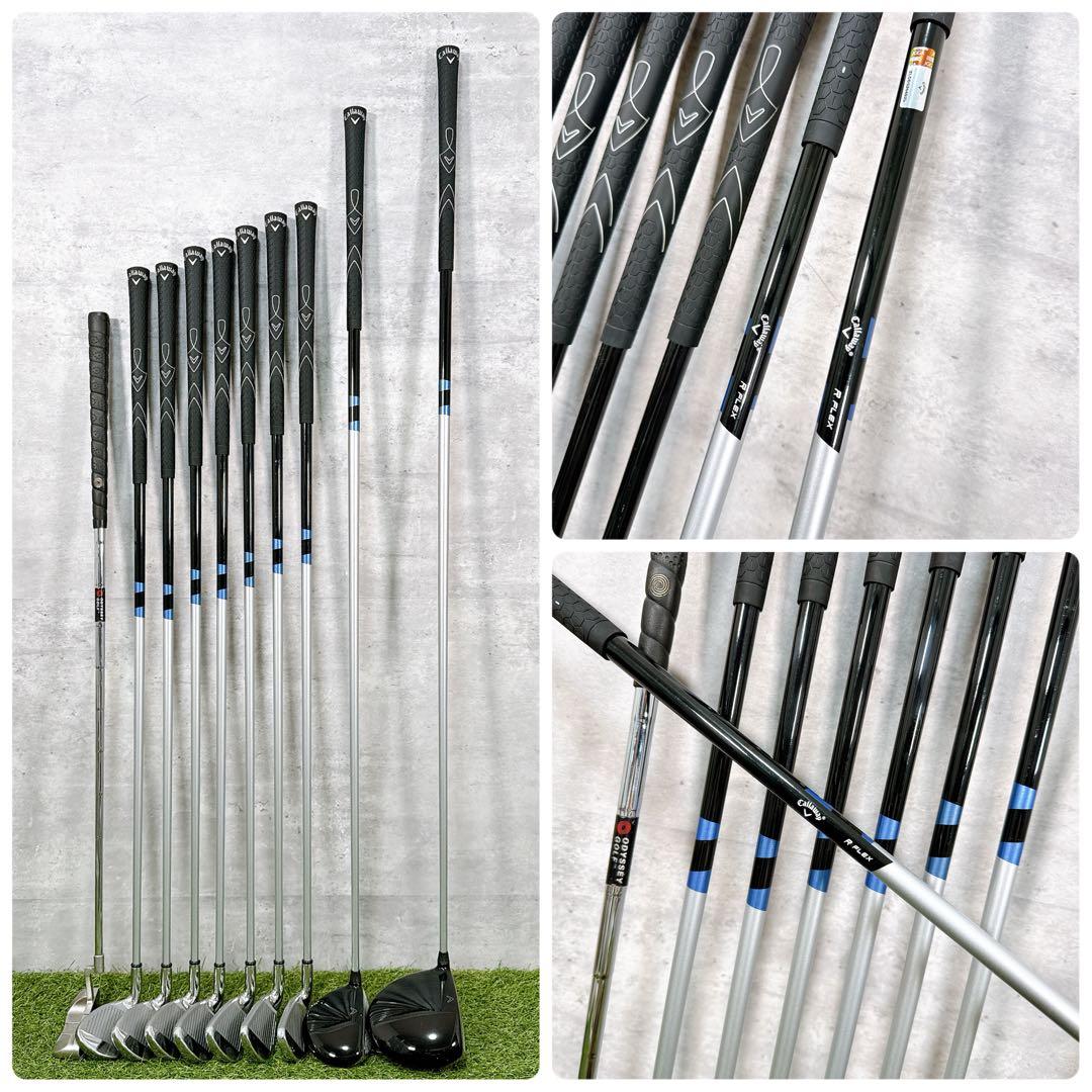 ゴルフクラブセット メンズ キャロウェイ ウォーバード 青 ブルー 【K430】