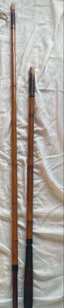 ヘラブナ釣　竿掛　別造り　寿光作 2本セット