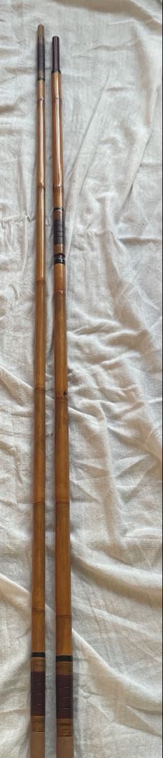 ヘラブナ釣　竿掛　別造り　寿光作 2本セット
