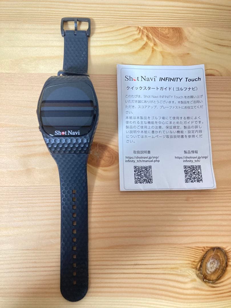 ☆ 美品 Shot Navi INFINITY Touch 腕時計型 GPSナビ