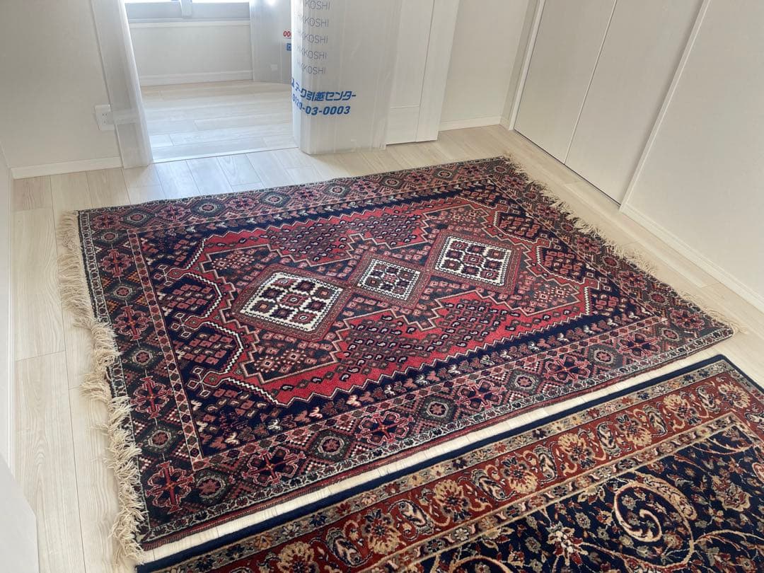 ペルシャ絨毯　 ウールラグ 大230✖️150センチ