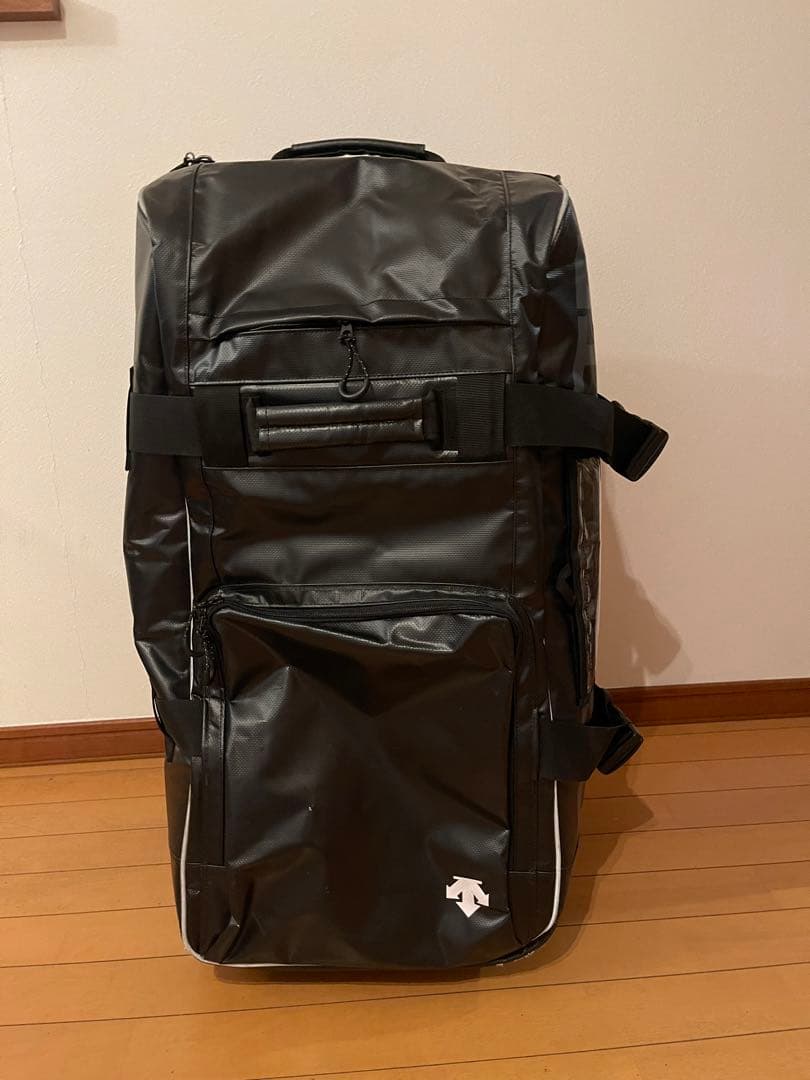 デサント スキー用キャリーバッグ（ブラック）ホイール付き【ほぼ新品・2回使用】