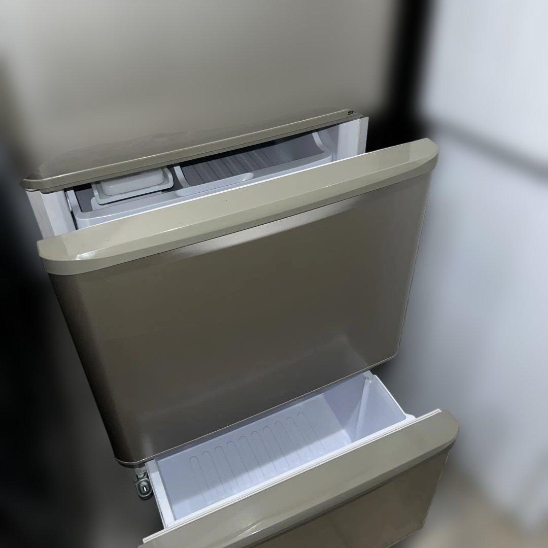 ⭐︎まだまだバリバリ動作品/SHARP/左右両開き/どっちもドア/送料設置無料！