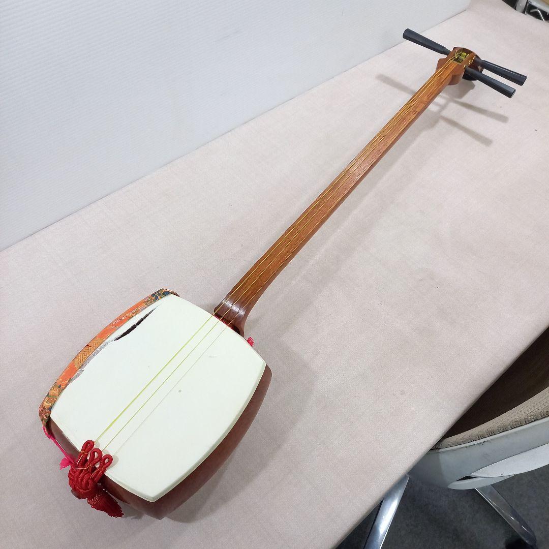 三味線 全長約99cm 和楽器 ハードケース付き 現状渡し