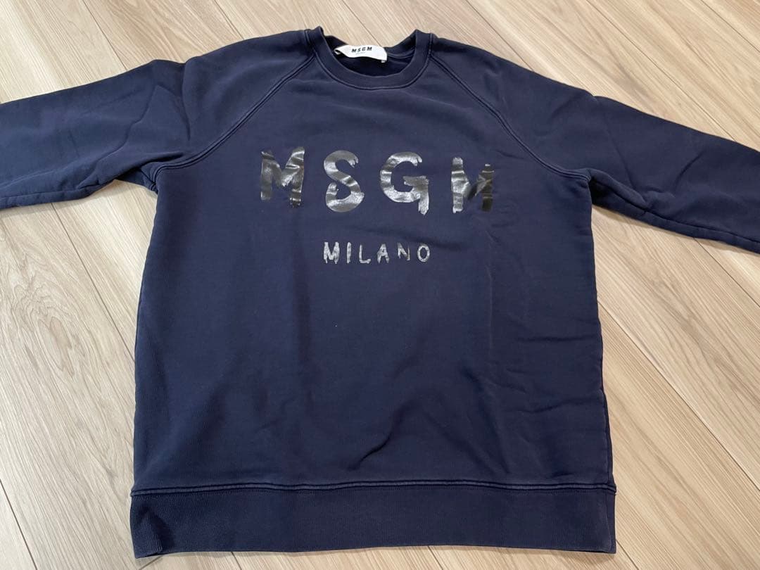 MSGM スウェット ネイビー