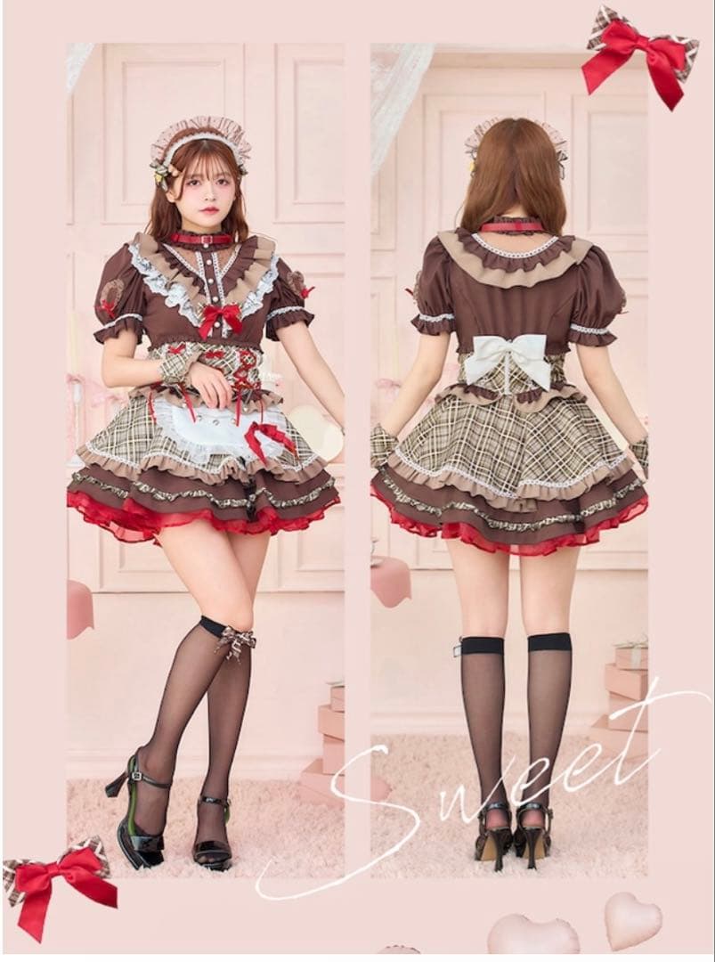 ショコラドールフレンチメイド バレンタインコスプレMalymoon/マリームーン