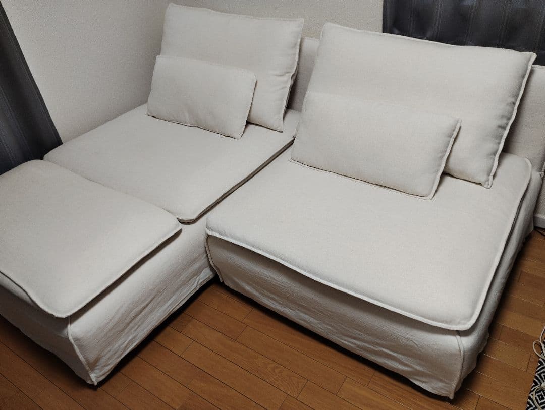 IKEA イケア SÖDERHAMN ソーデルハムン 一人掛け＋寝椅子