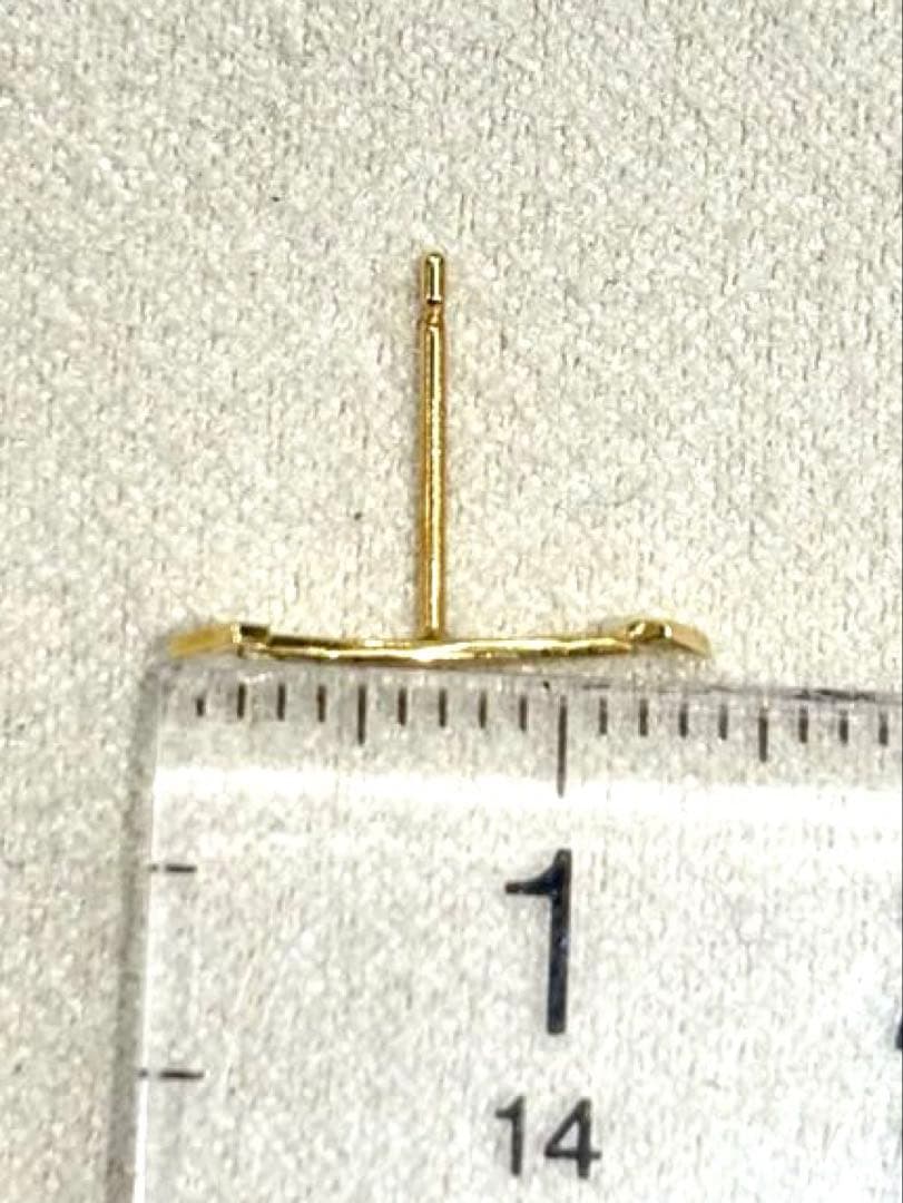 K18スマイル型ピアス(片耳用)