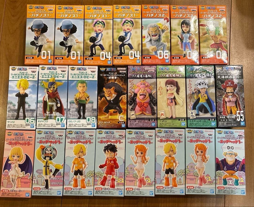 日*0様 ワンピース ワールドコレクタブルフィギュア　まとめ売り　23体