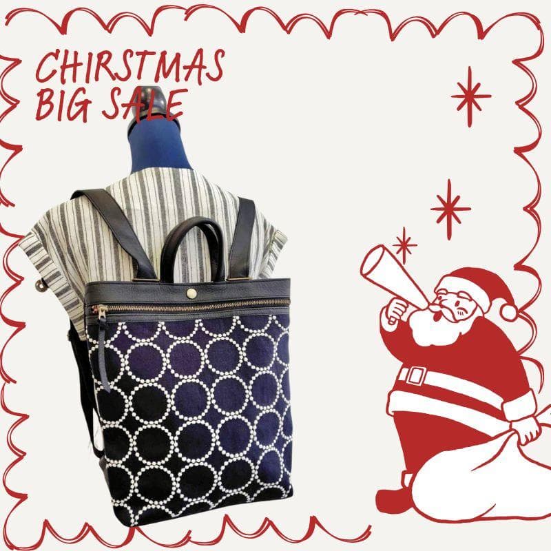 ミナペルホネン/2025tambourineタンバリンネイビー×白/牛革A4トー