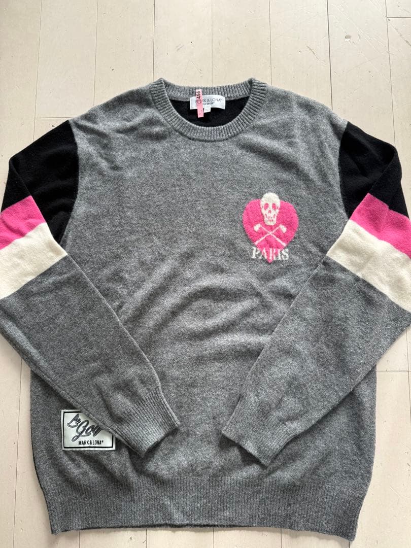 MARK&LONA★50サイズ★激レア★カシミヤ100ニット★金田久美子プロ着用