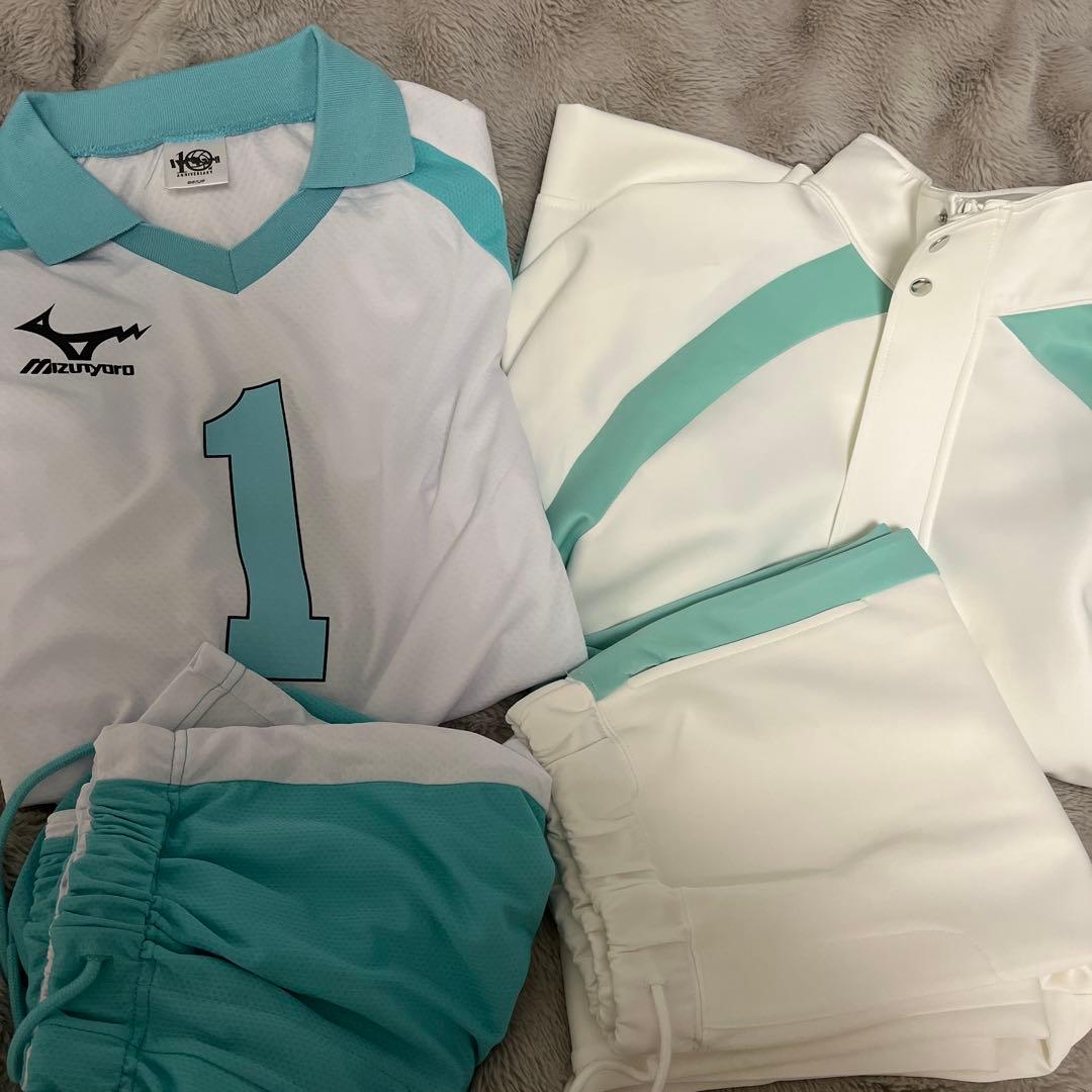 ハイキュー10周年青葉城西高校ジャージM 及川徹ユニフォームXL パンツM