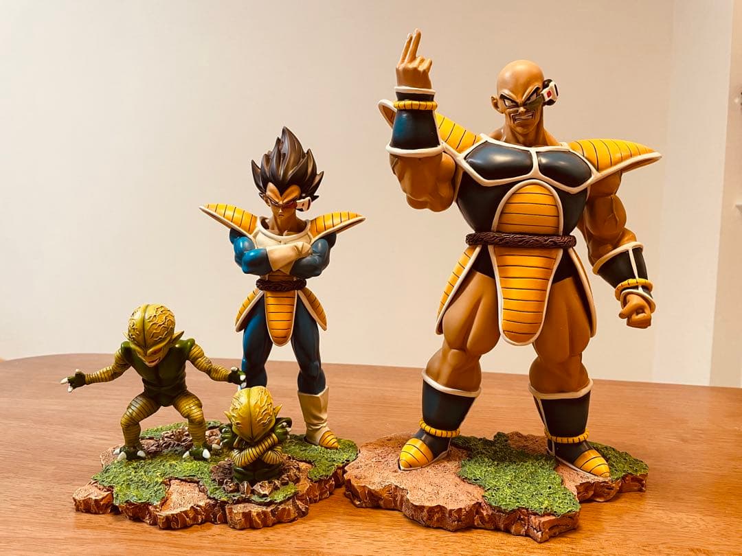 【値下げ】ドラゴンボール GK ベジータ、ナッパ、サイバイマンの名場面の再現