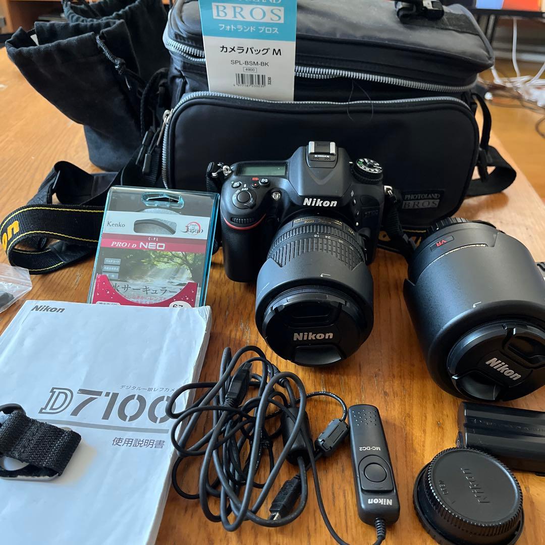 Nikon D7100 デジタル一眼レフカメラ　動作確認済み　ブロスバッグ付