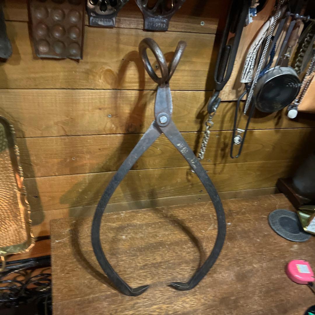 アンティーク　氷ハサミ