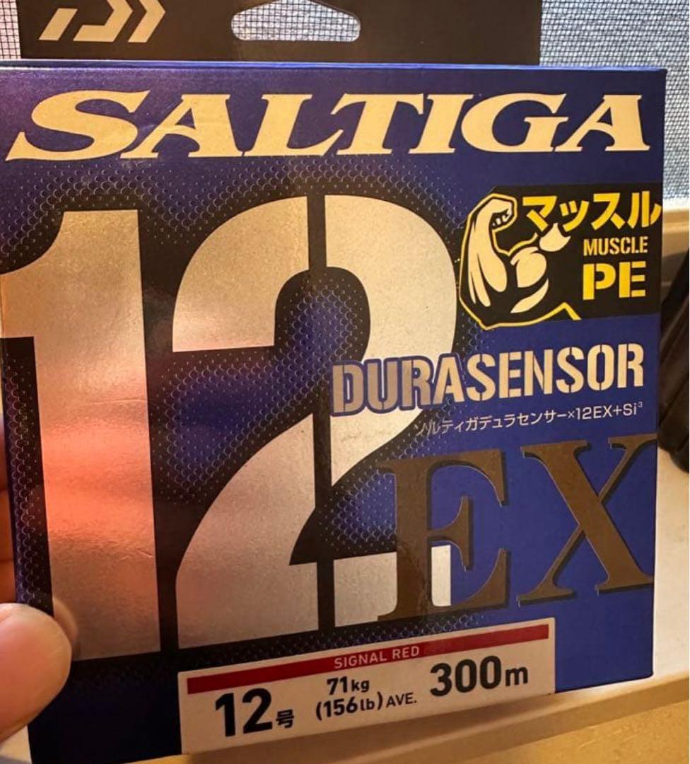 クロマグロに是非　Daiwa Saltiga 12号 EX PEライン 300m