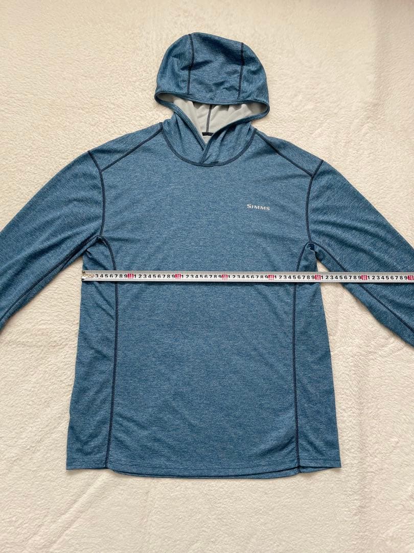 シムス　SIMMS フード付ロングスリーブ　長袖パーカー　カットソー　Mサイズ