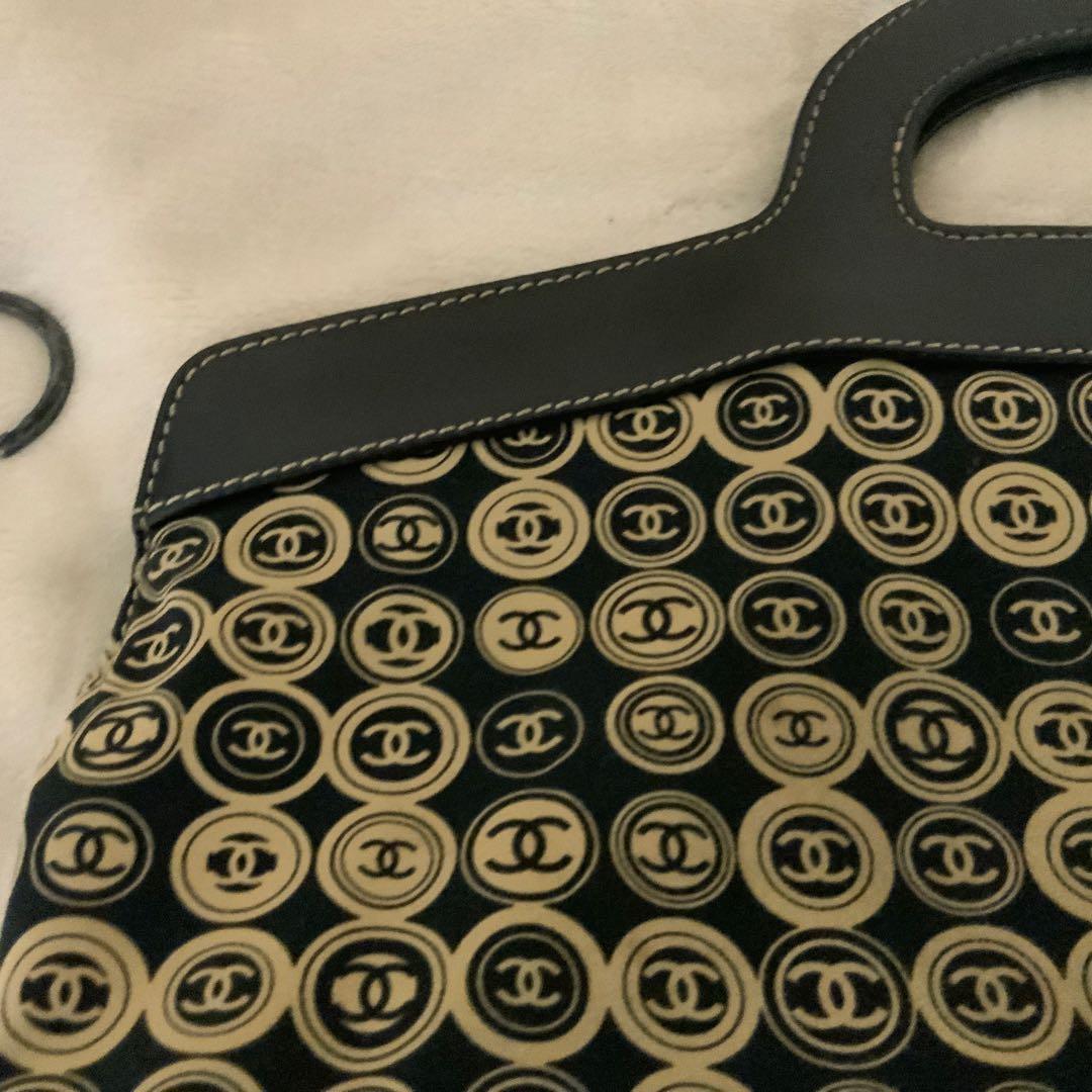 CHANEL❣️レアシャネルココマーク総柄バンドバック
