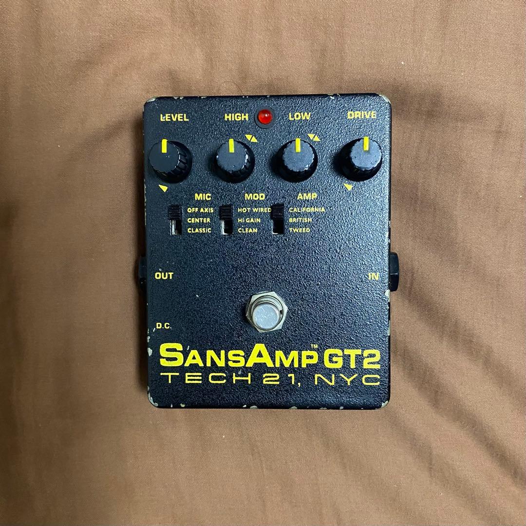 Tech 21 SansAmp GT2 初期型　変換ケーブル付き