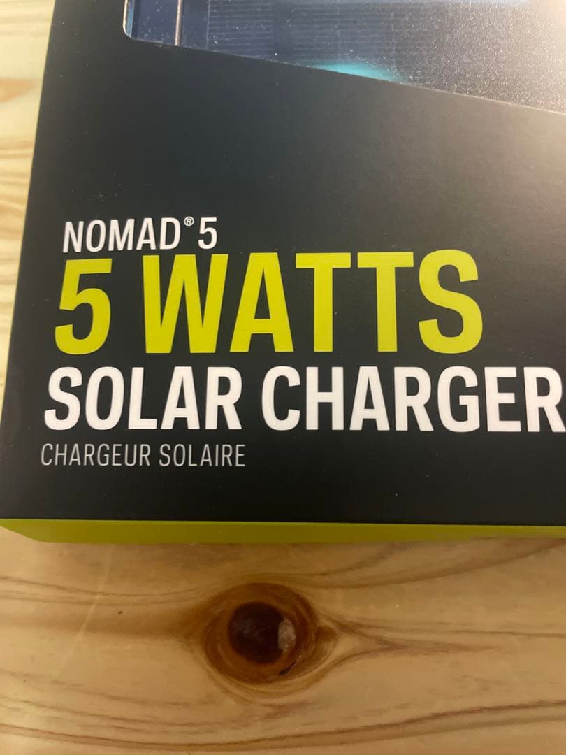 【未使用・新品】GOAL ZERO Nomad 5 Solar Panel