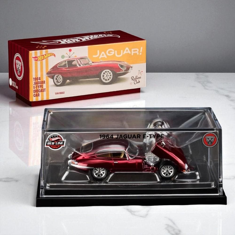 Hot WheelsRLC限定ホットウィール1964ジャガー Eタイプ　ミニカー