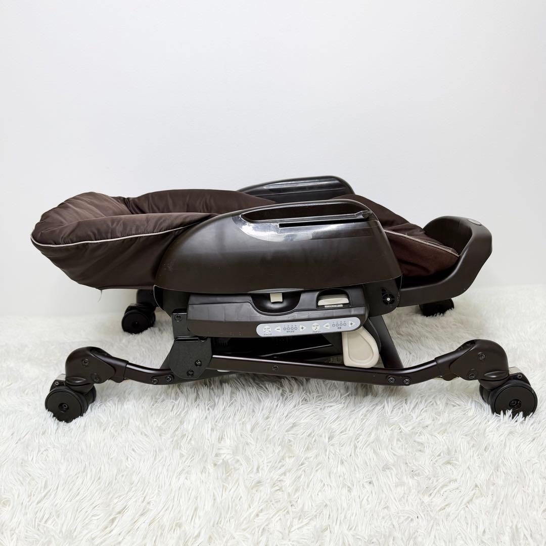 美品 Combi ネムリラAT BEDi 電動 ハイローチェア オートスイング