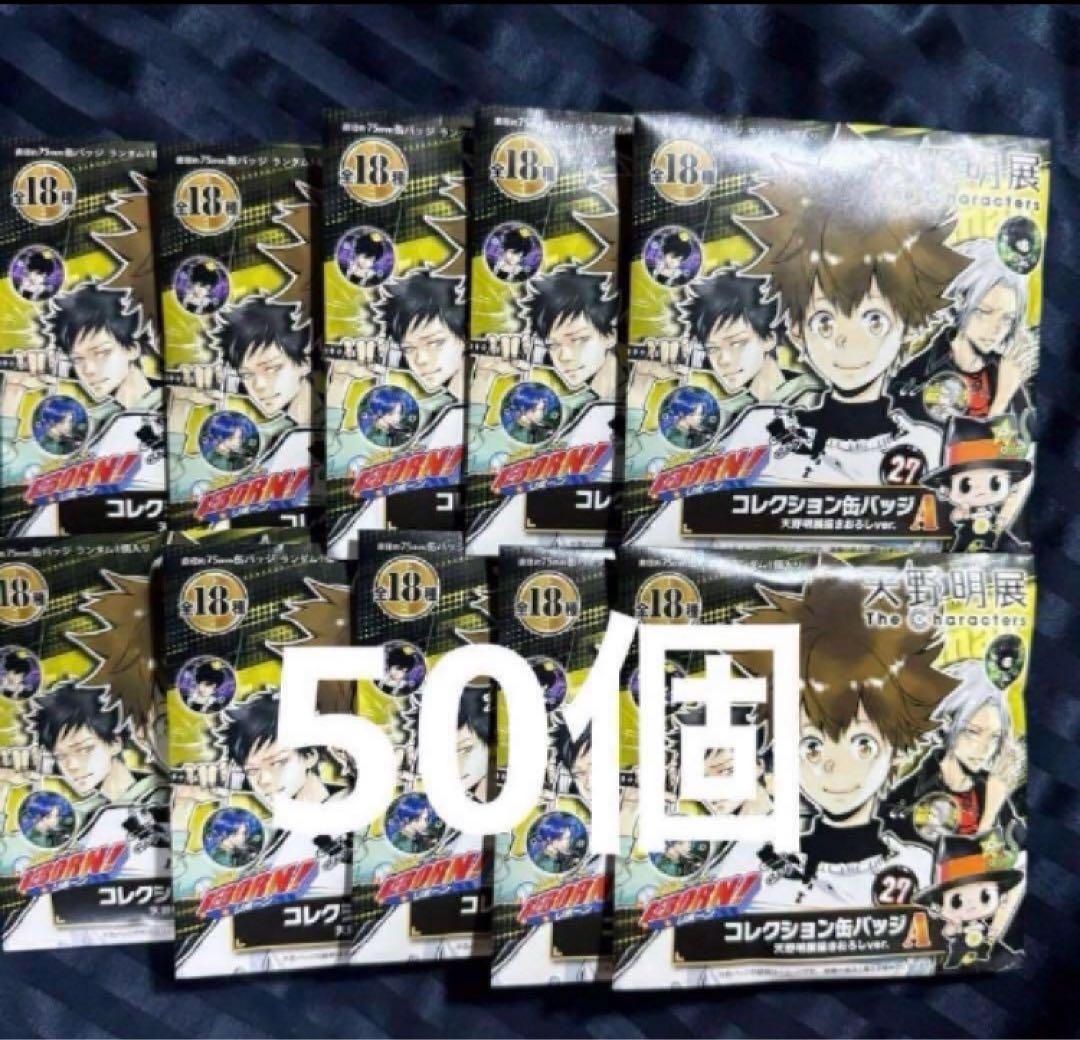 天野明展 家庭教師ヒットマンREBORN 缶バッジA 50個　未開封