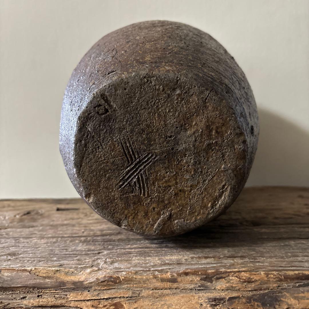 古備前種壺　三耳壺　室町時代〜　骨董　アンティーク　検:秦秀雄　白洲正子 李朝