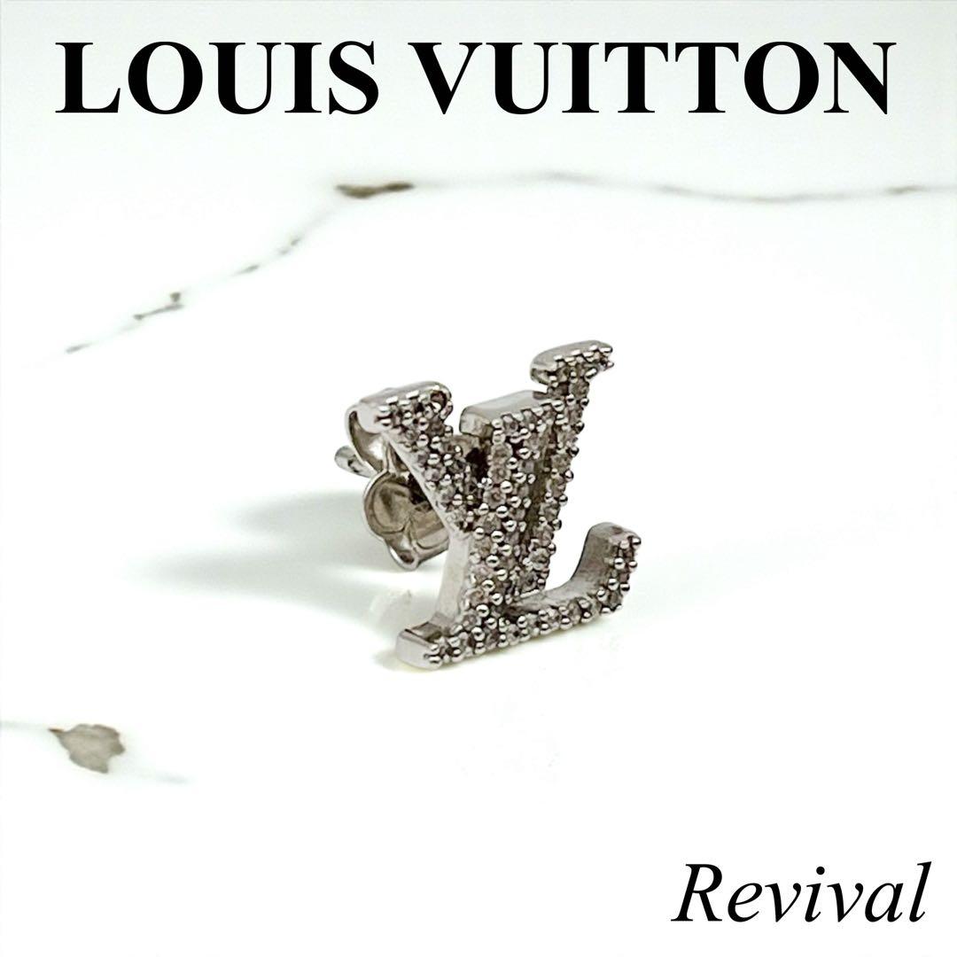 【美品】ルイヴィトン　アイコニック　ピアス　シルバー　アクセサリー　750