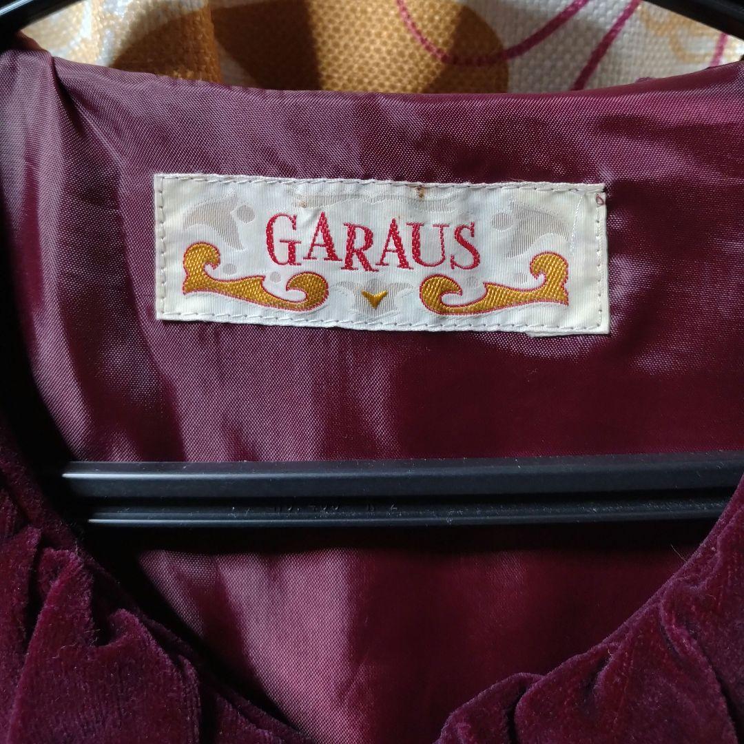 別珍ワンピース　 cornet前身ブランド GARAUS　ワインレッド　ロリータ