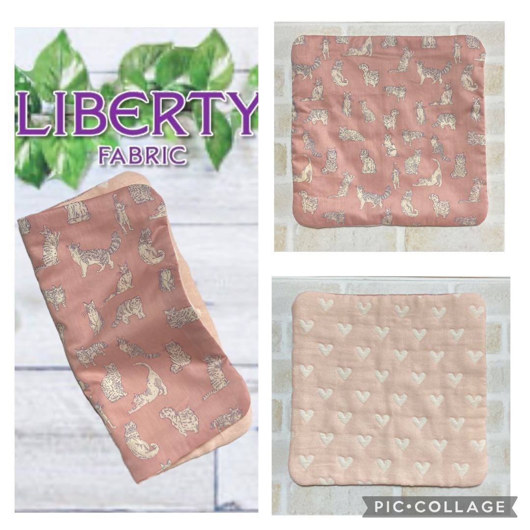 ユキエモン7層ハンカチ✤ハンドメイド